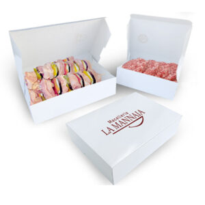 Scatola scrigno bianco 15x22