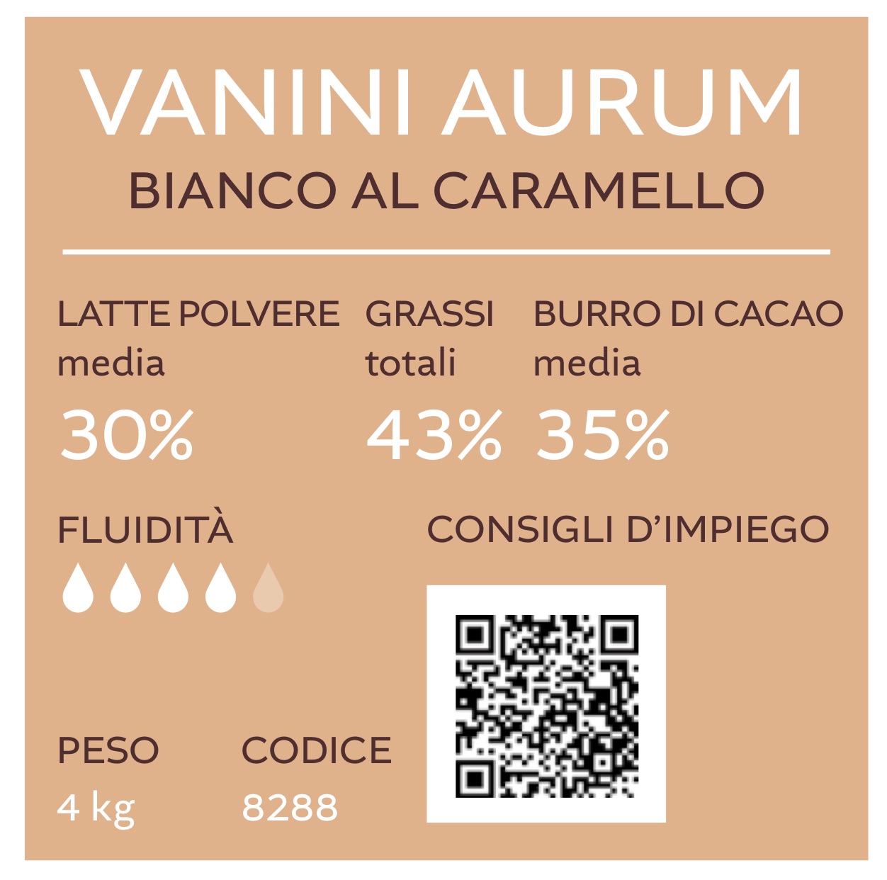 Copertura bianca ICAM Vanini Aurum
