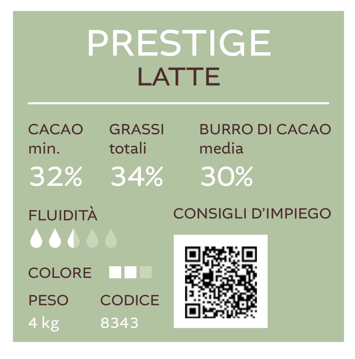 Copertura latte ICAM Prestige
